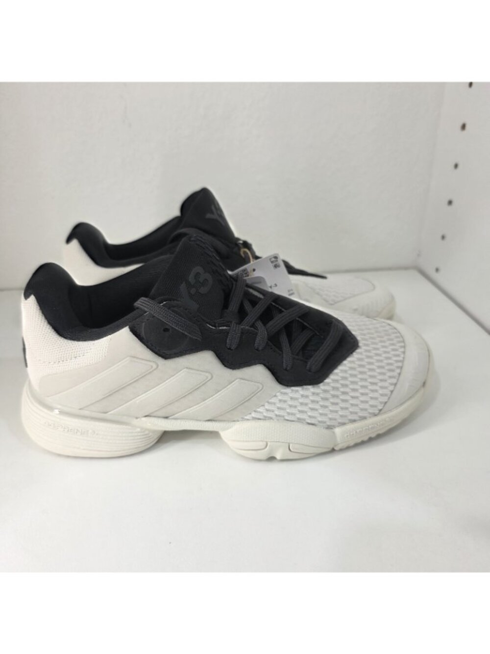 Adidas Y-3 Barricade Tennis Shoes GS Kids Size 3 Orbit Gray Black - Picture 3 of 13